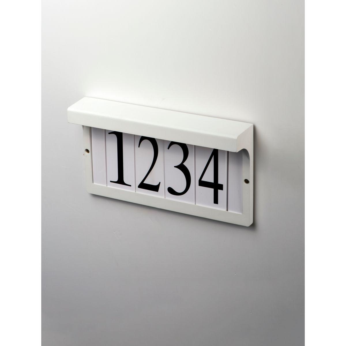 Address 13 in. Rectangular LED Lights frame 160 Lumens 3000K White Finish - Bees Lighting