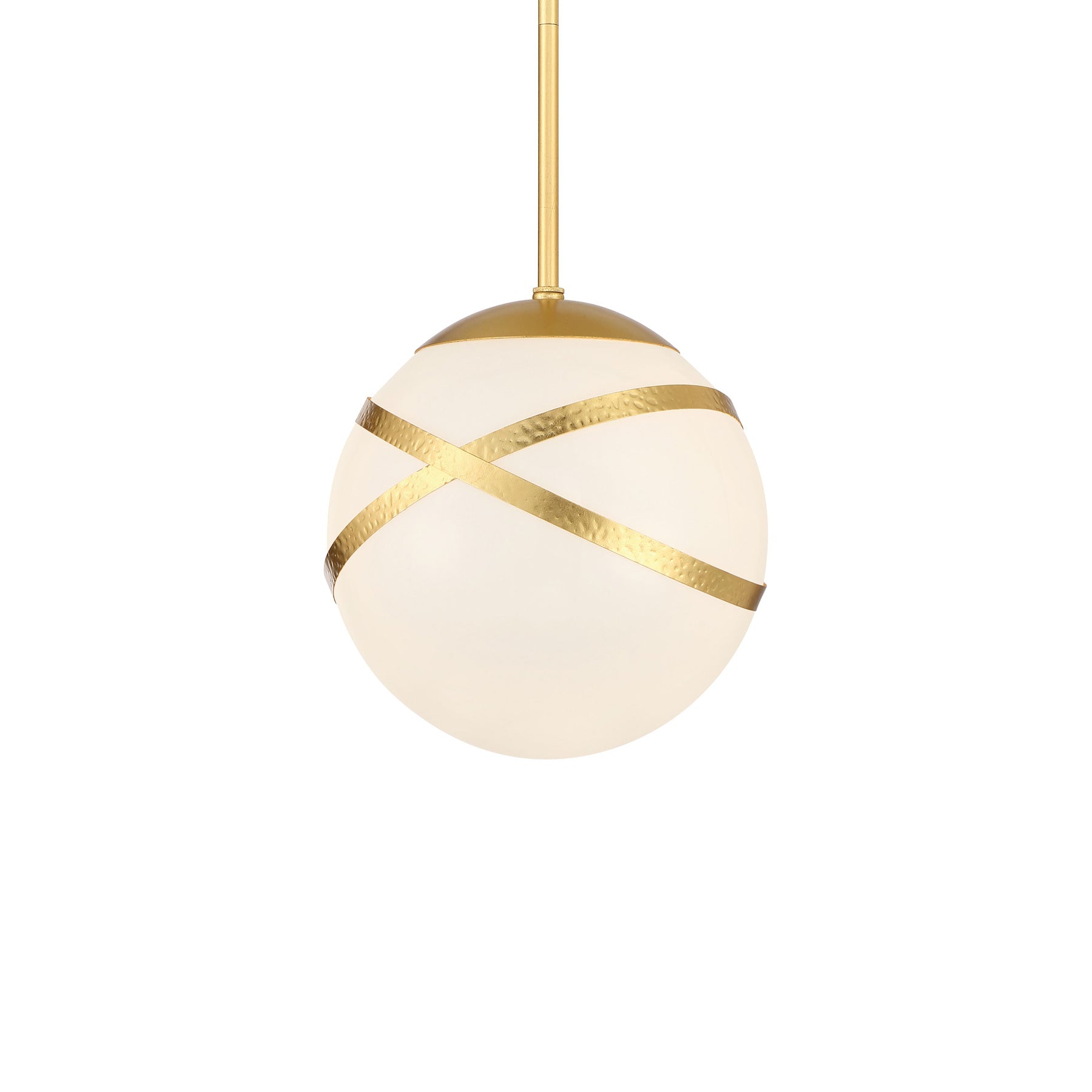 Batignolles 10" 1 Light Pendant Light Brass Finish