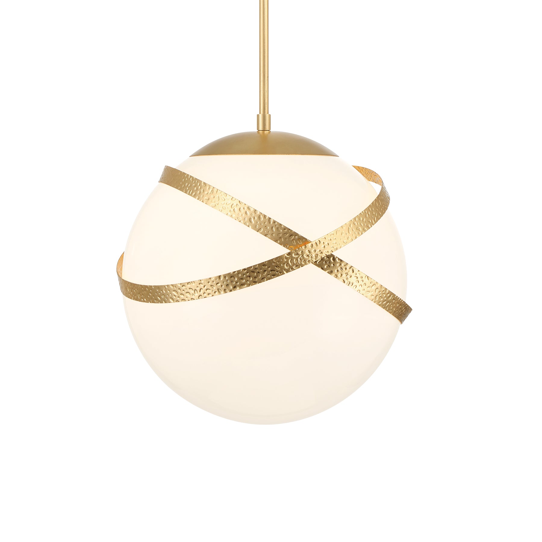 Batignolles 15" 1 Light Pendant Light Brass Finish