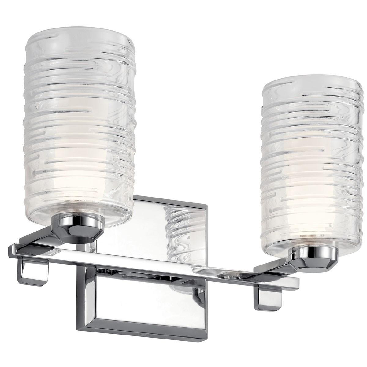 Giarosa 15 in. 2 Lights Vanity Light Chrome Finish - Bees Lighting