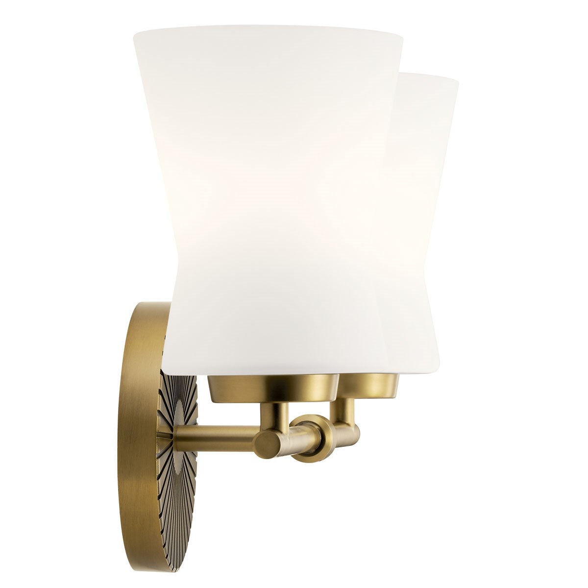 Brianne 15 in. 2 Lights Vanity Light Brass Finish