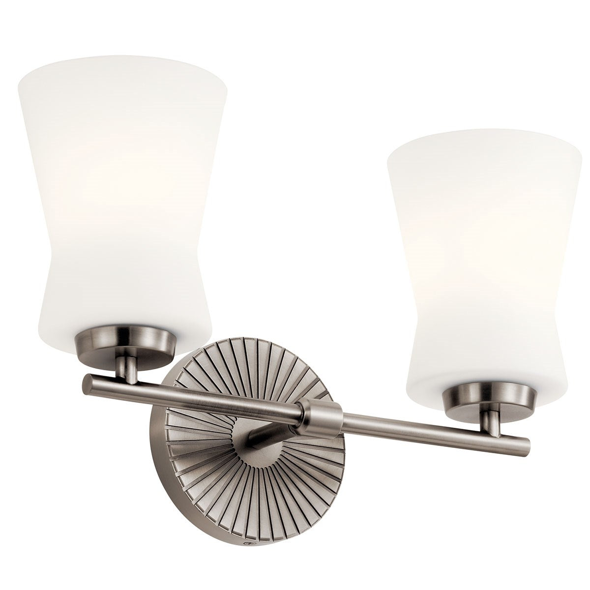 Brianne 15 in. 2 Lights Vanity Light Gray Finish