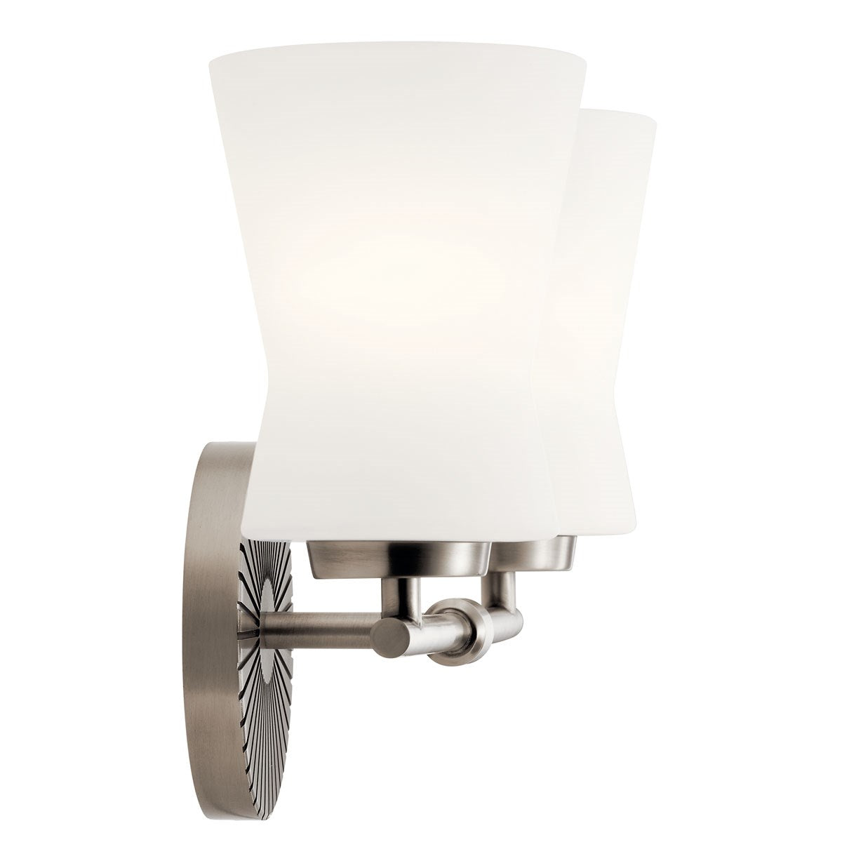 Brianne 15 in. 2 Lights Vanity Light Gray Finish