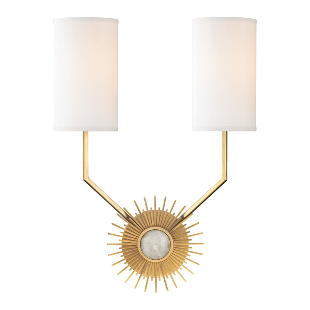 Borland 18 in. Armed Sconce Brass finish