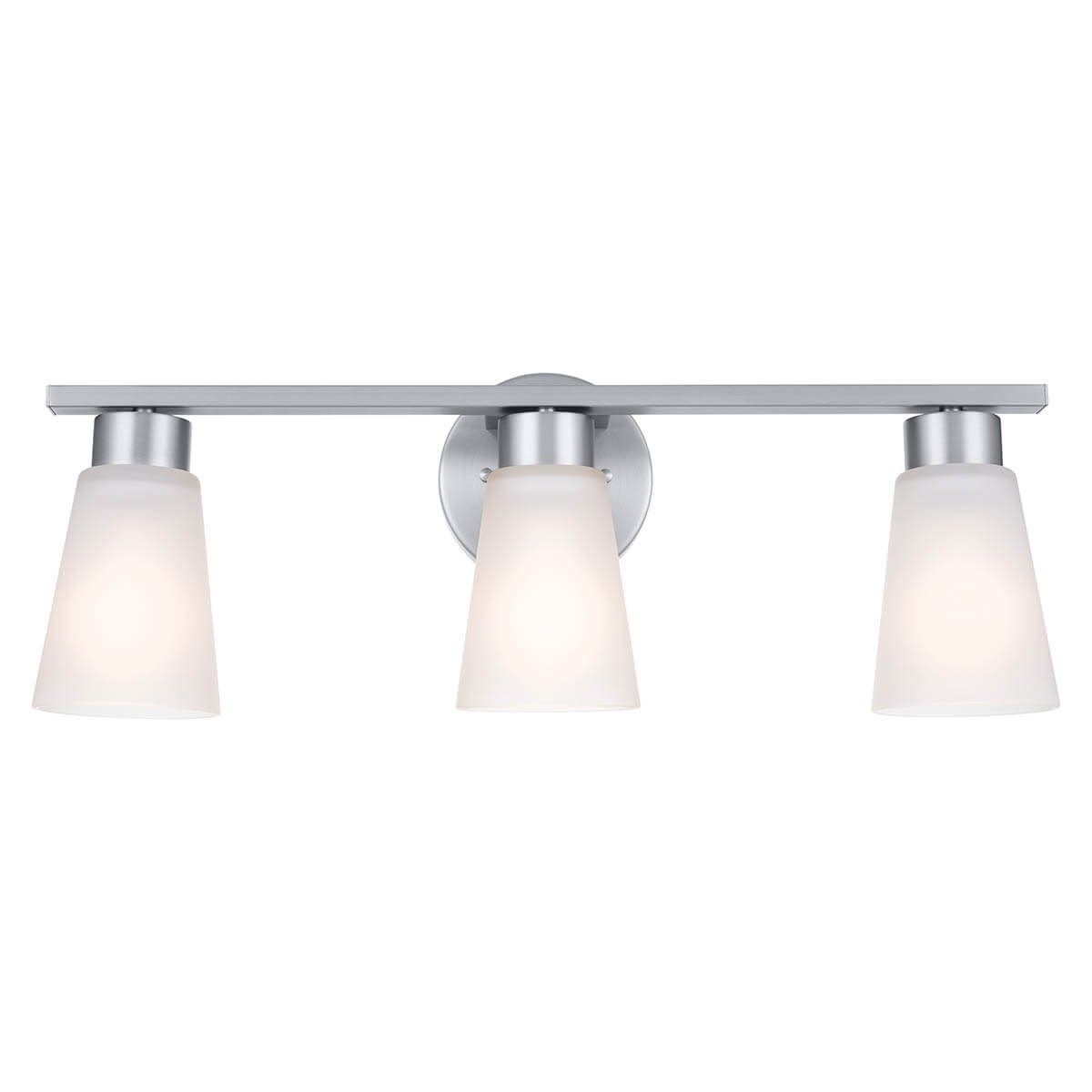 Stamos 22 in. 3 Lights Vanity Light Brushed Nickel finish - Bees Lighting