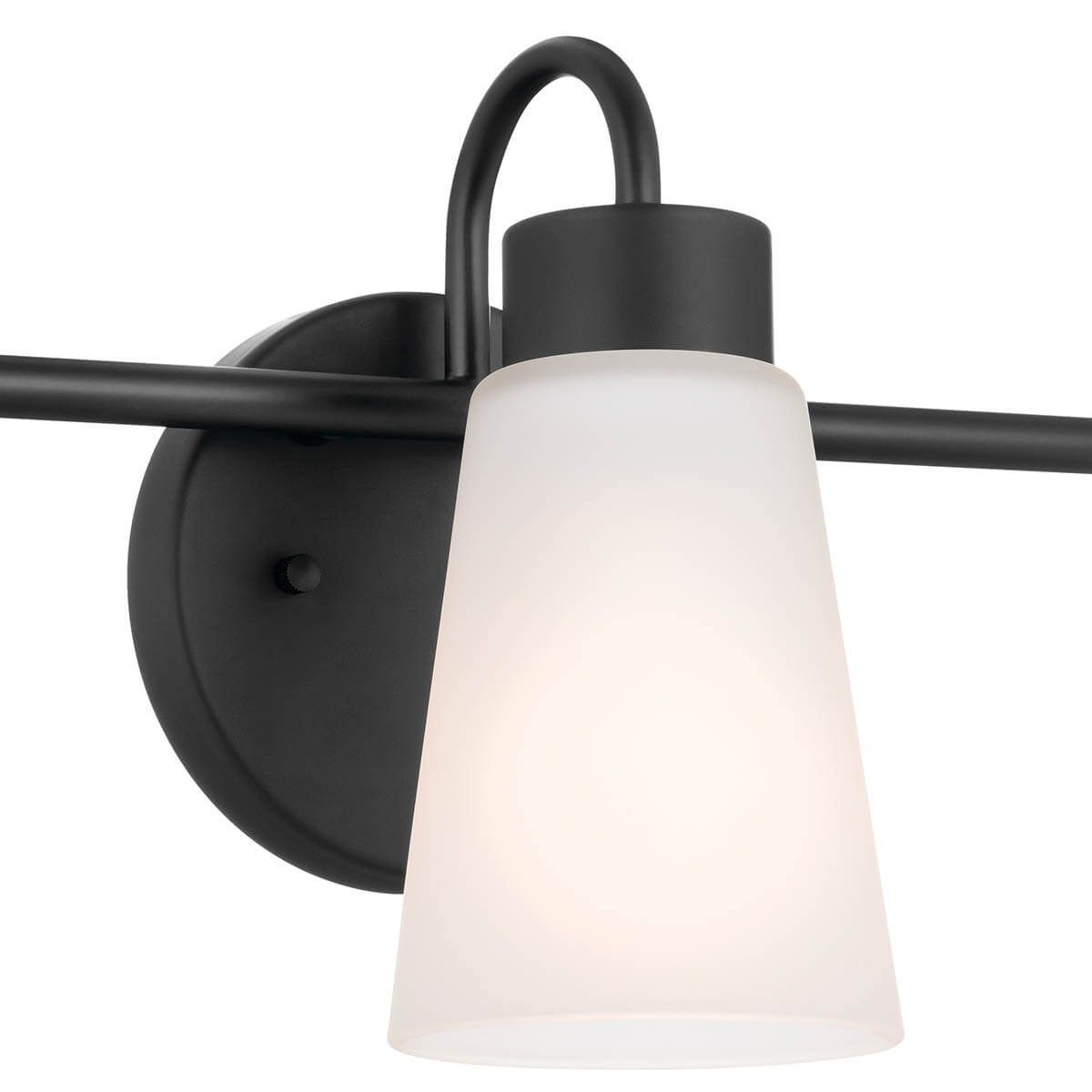 Erma 23 in. 3 Lights Vanity Light Black finish - Bees Lighting