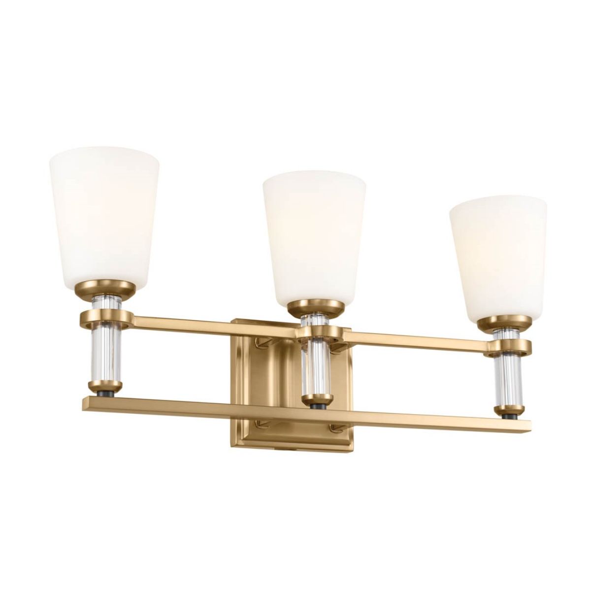 Rosalind 24 in. 3 Lights Vanity Light Brushed Brass finish