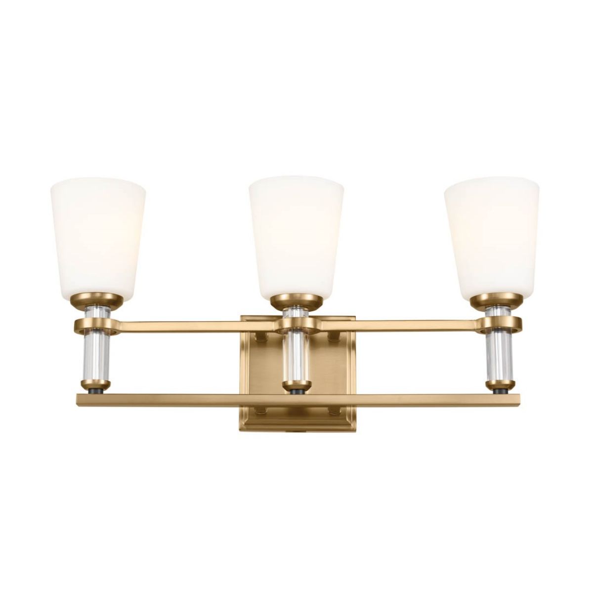 Rosalind 24 in. 3 Lights Vanity Light Brushed Brass finish