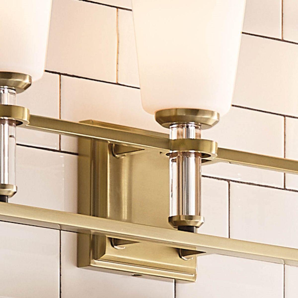 Rosalind 24 in. 3 Lights Vanity Light Brushed Brass finish