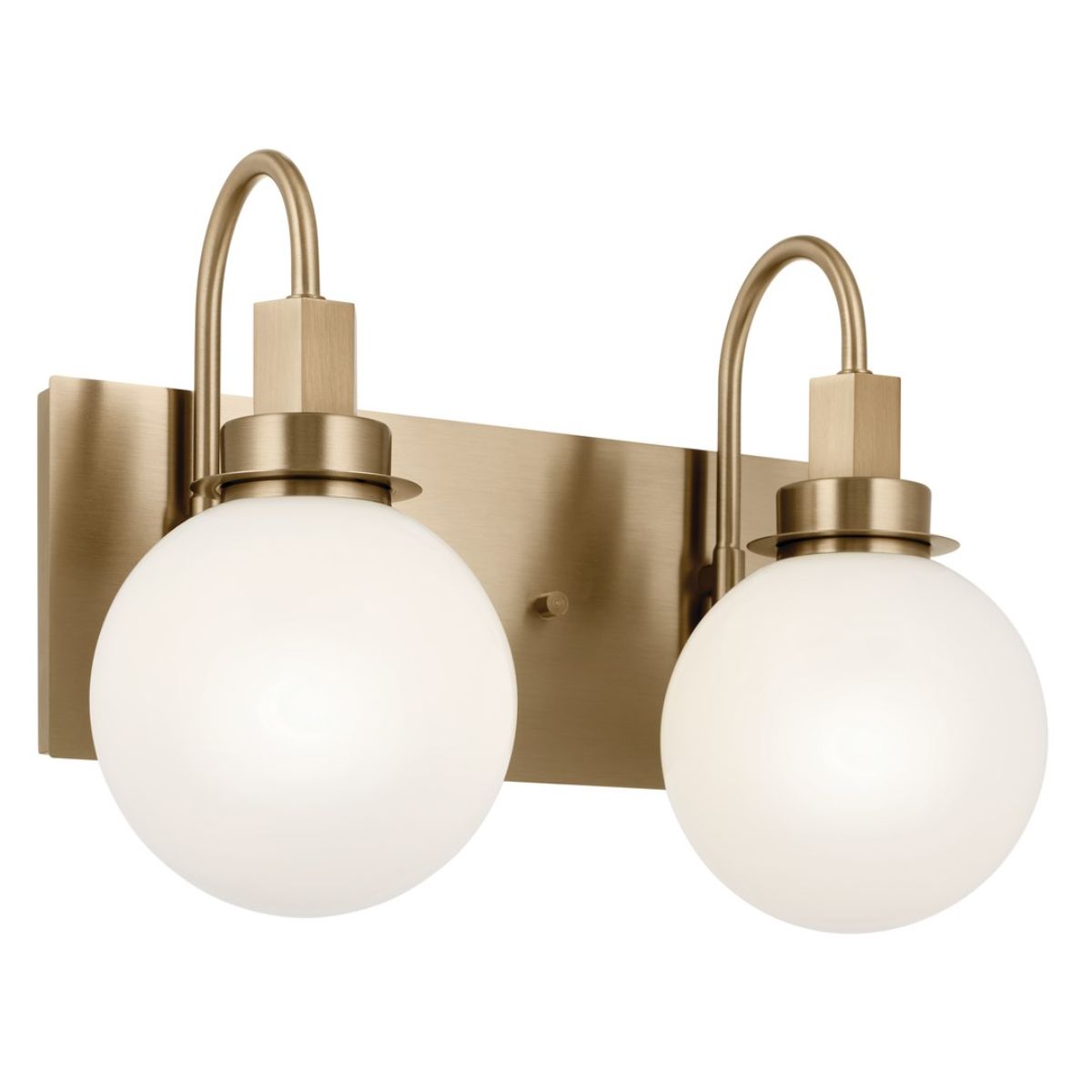 Hex 14 in. 2 Lights Vanity Light Champagne Bronze Finish - Bees Lighting