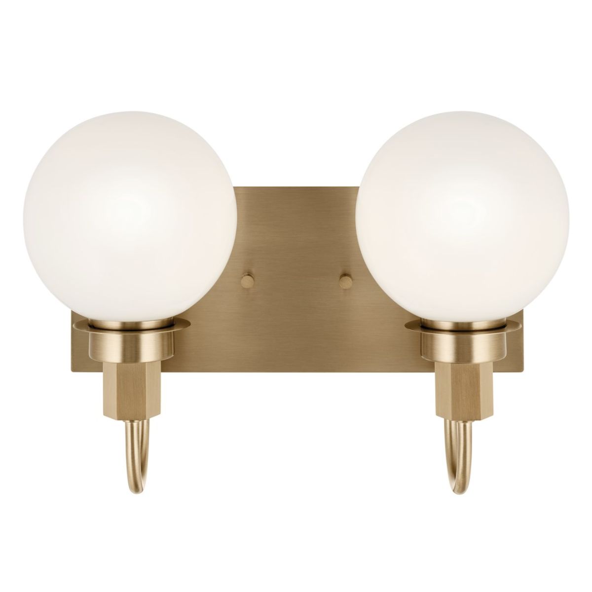 Hex 14 in. 2 Lights Vanity Light Champagne Bronze Finish - Bees Lighting