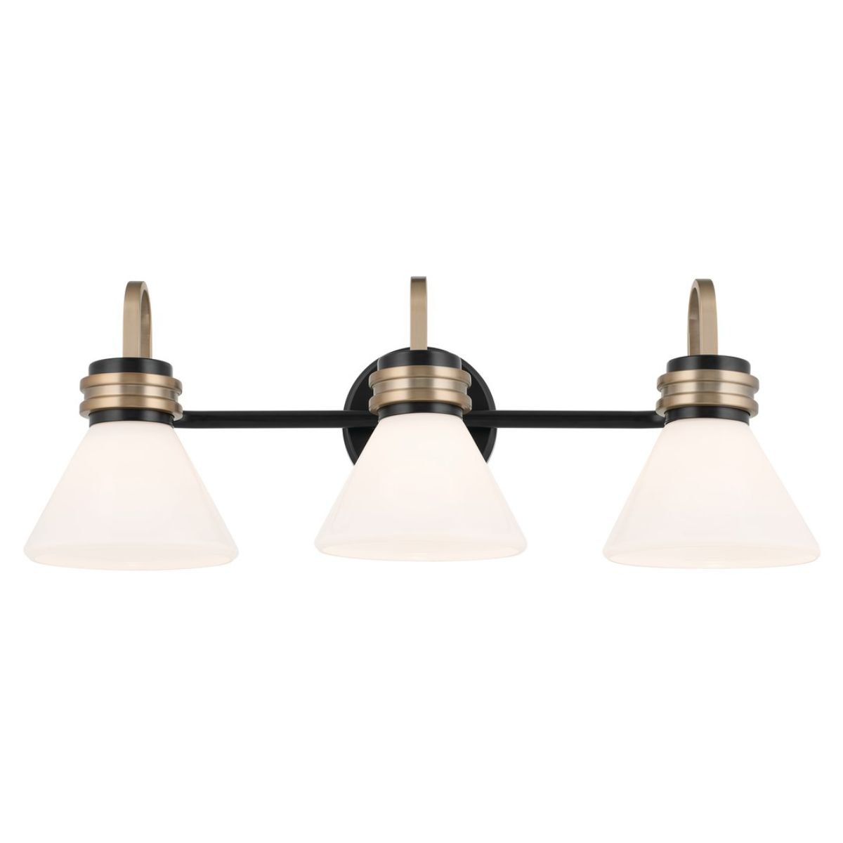 Farum 26 in. 3 Lights Vanity Light Black Finish