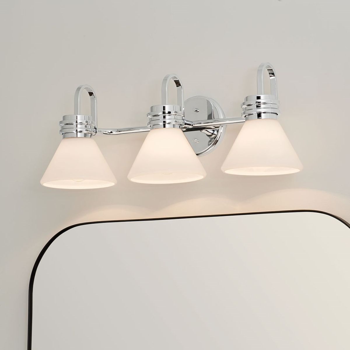 Farum 26 in. 3 Lights Vanity Light Chrome Finish - Bees Lighting