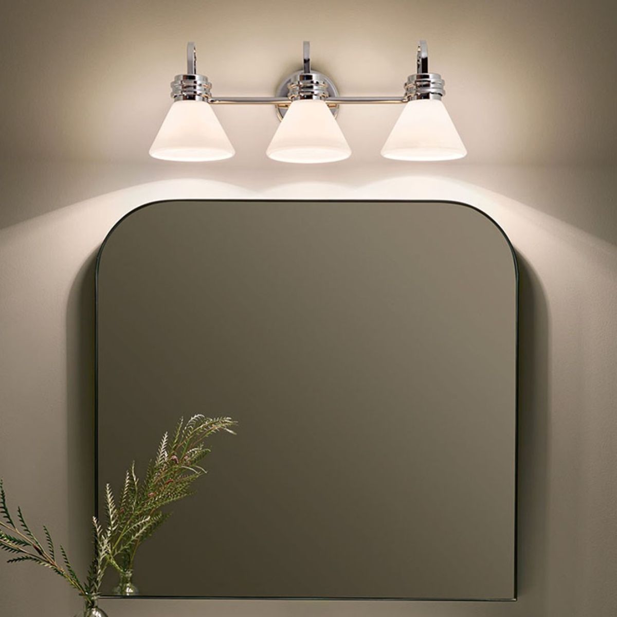 Farum 26 in. 3 Lights Vanity Light Chrome Finish - Bees Lighting