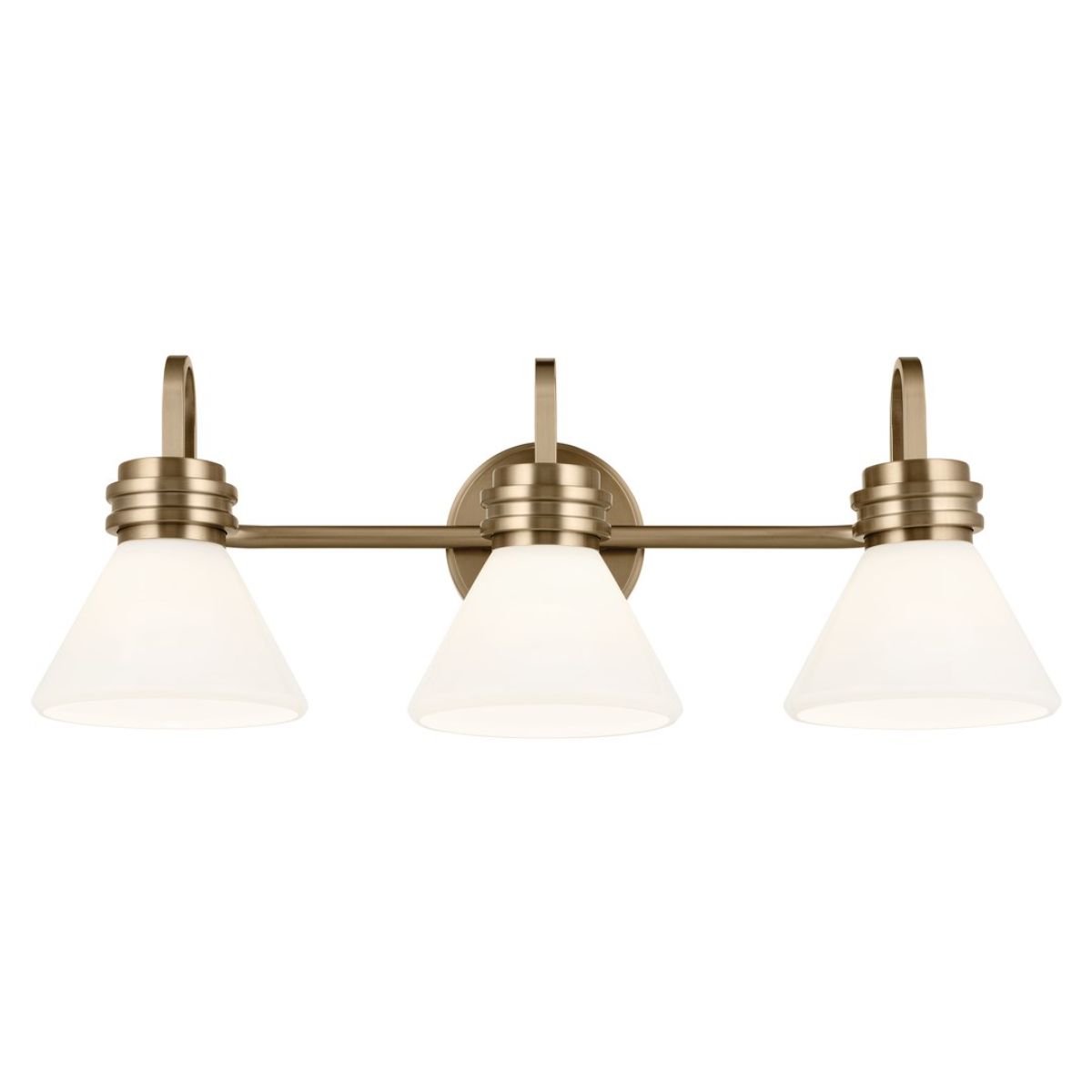 Farum 26 in. 3 Lights Vanity Light Champagne Bronze Finish - Bees Lighting