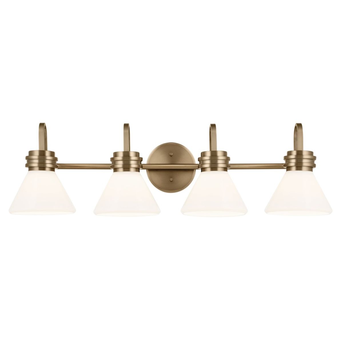 Farum 34 in. 4 Lights Vanity Light Champagne Bronze Finish - Bees Lighting