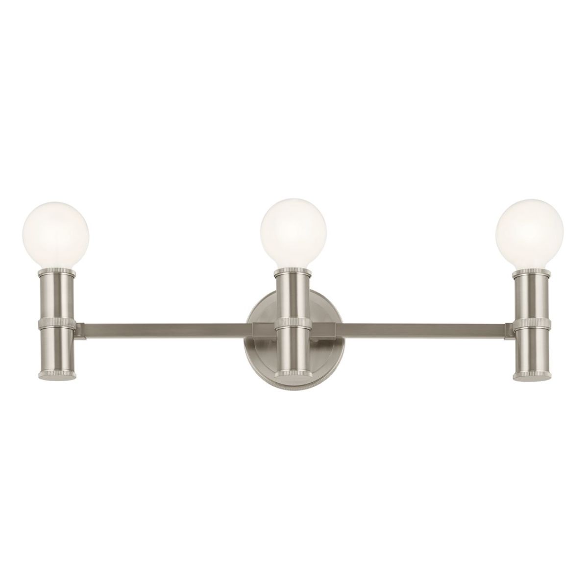 Torche 24 in. 3 Lights Vanity Light Brushed Nickel Finish - Bees Lighting