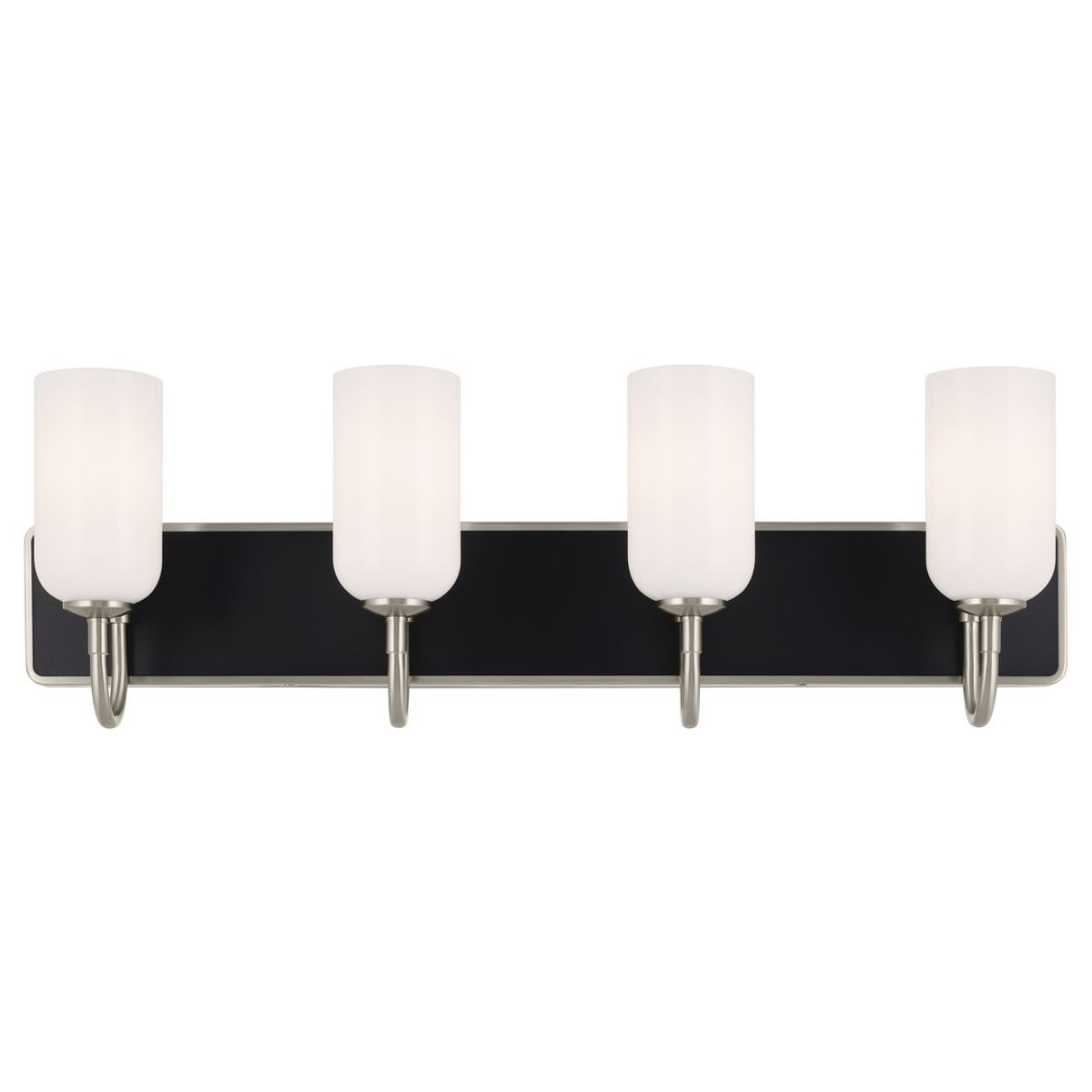 Solia 32 in. 4 Lights Vanity Light Brushed Nickel Finish - Bees Lighting