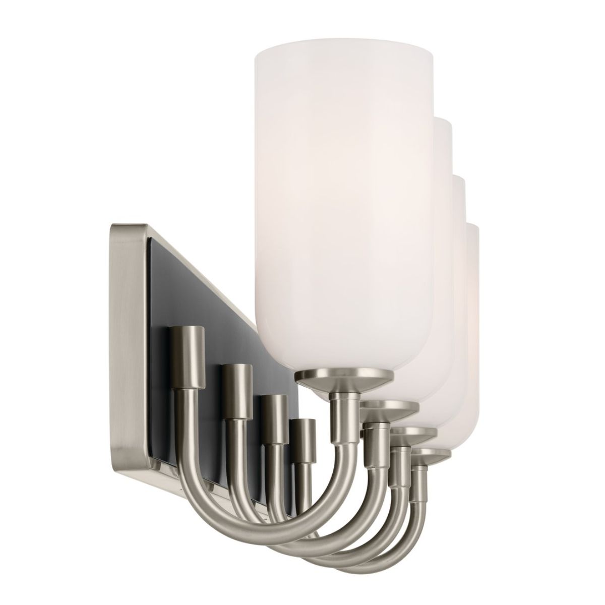 Solia 32 in. 4 Lights Vanity Light Brushed Nickel Finish - Bees Lighting