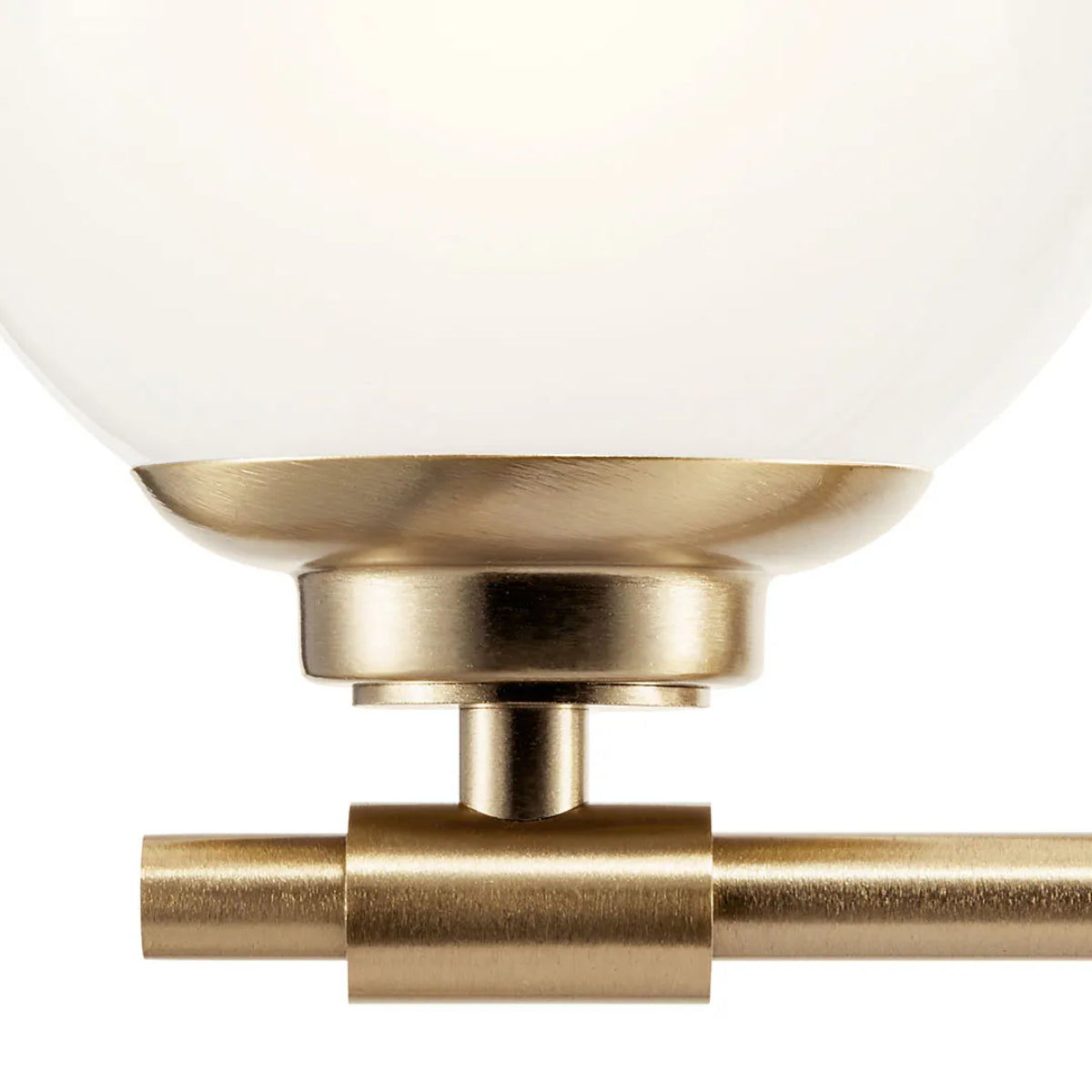 Benno 34 In 4-Lights Bathroom Vanity Light With Opal Glass, Bronze Finish - Bees Lighting