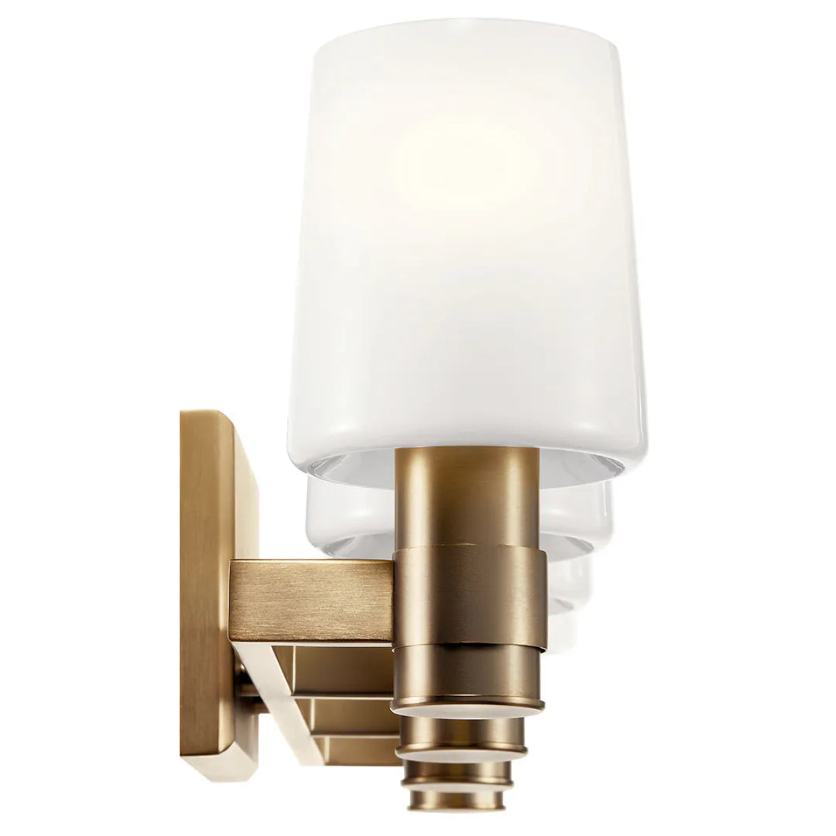 Adani 30 In 4-Lights Bathroom Vanity Light With Opal Glass, Bronze Finish - Bees Lighting