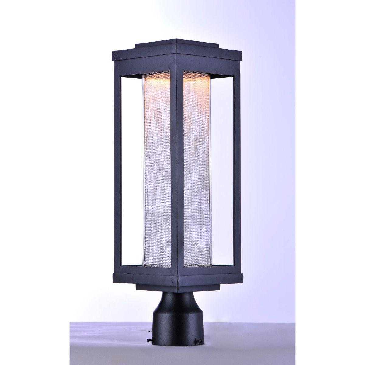 Salon LED 20 in. LED Lantern Head 840 Lumens 3000K Black - Bees Lighting