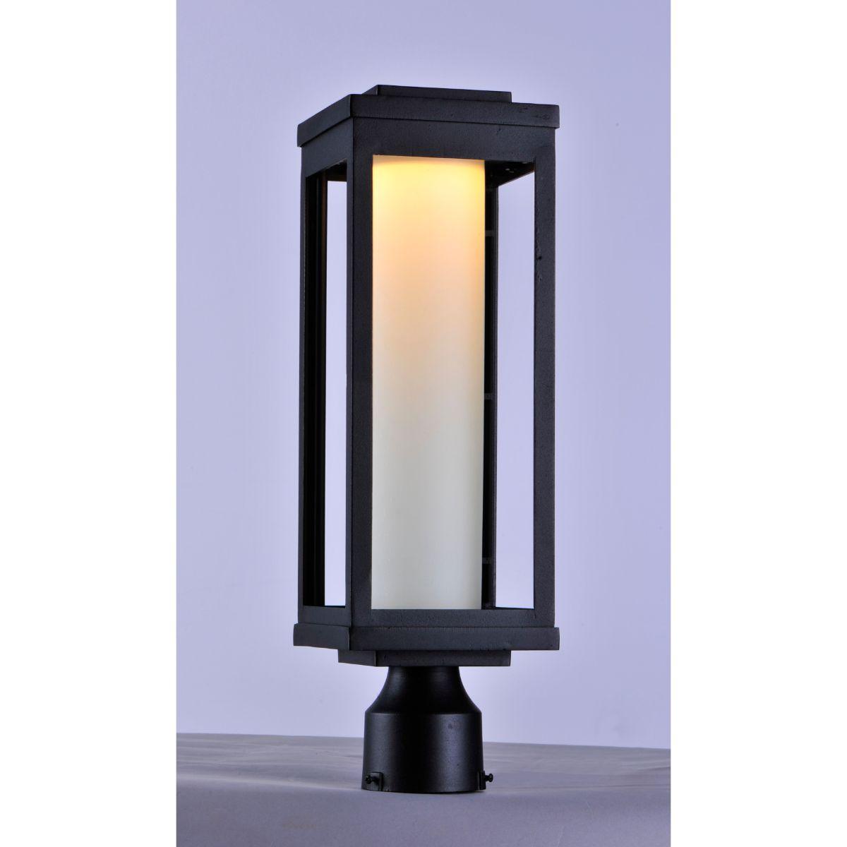 Salon LED 20 in. LED Lantern Head 840 Lumens 3000K Black - Bees Lighting