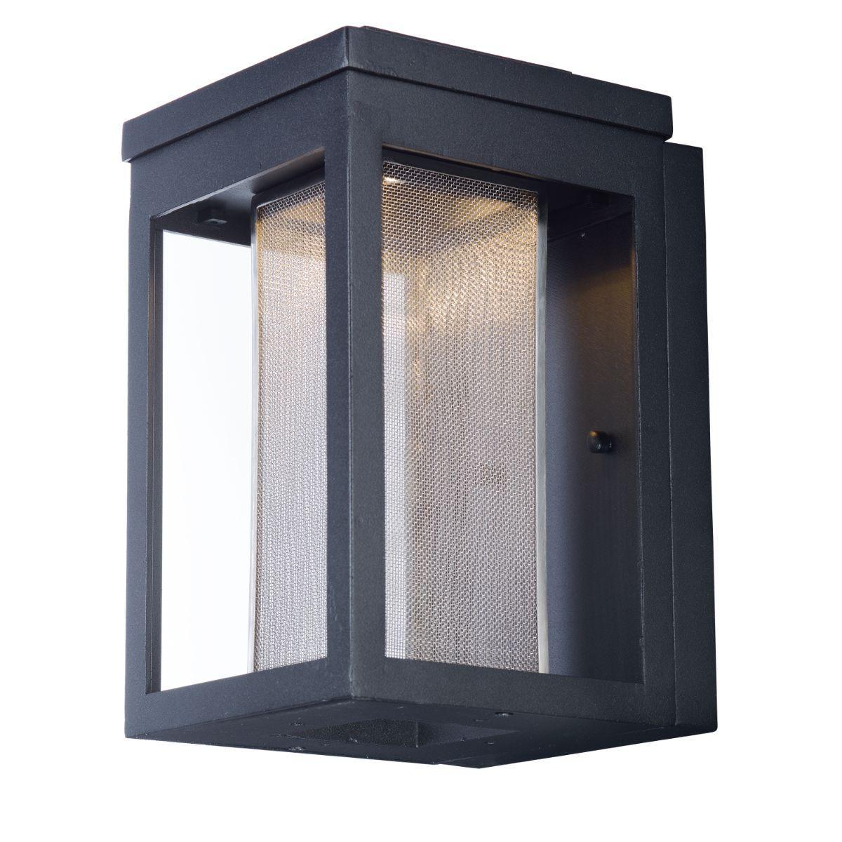 Salon LED 10 In. LED Outdoor Wall Sconce 560 Lumens Black Finish - Bees Lighting