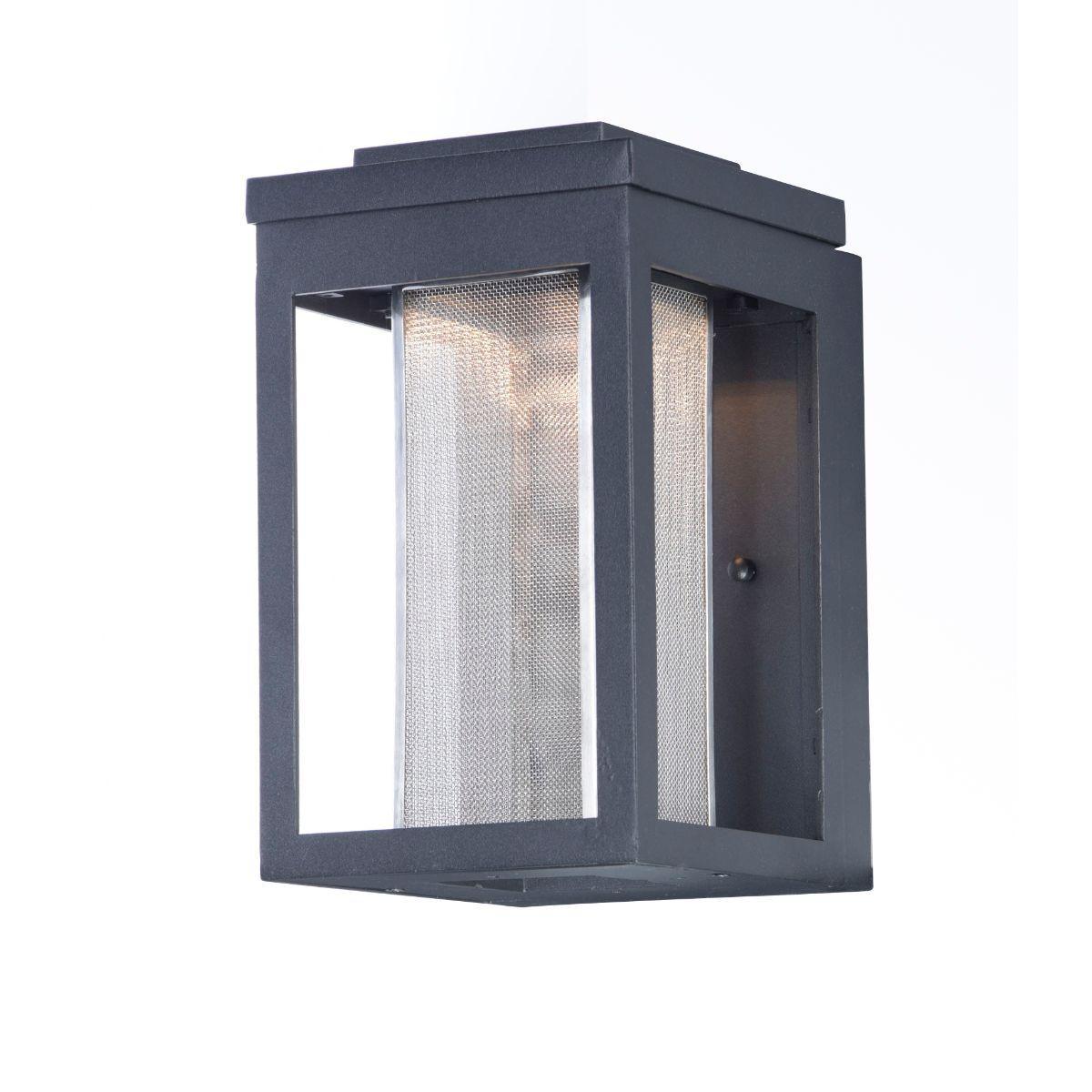 Salon LED 10 In. LED Outdoor Wall Sconce 560 Lumens Black Finish - Bees Lighting