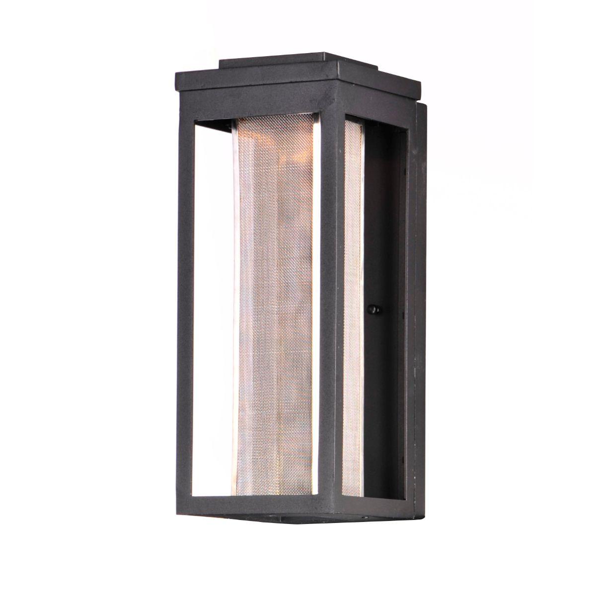 Salon LED 15 In. LED Outdoor Wall Sconce 840 Lumens Black Finish - Bees Lighting