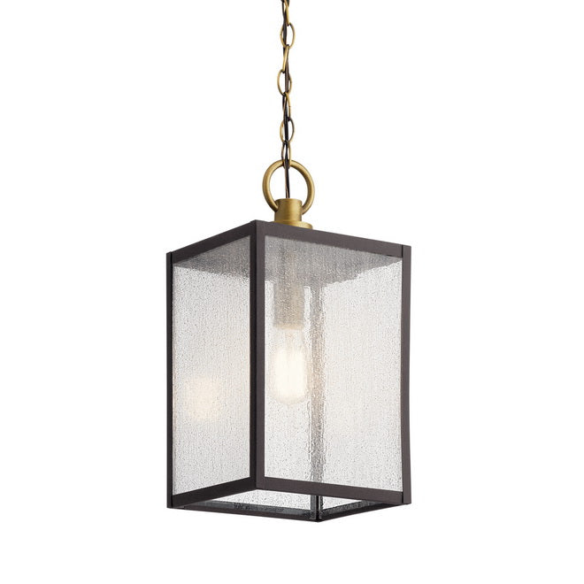 Lahden 17" outdoor pendant light  bronze finish