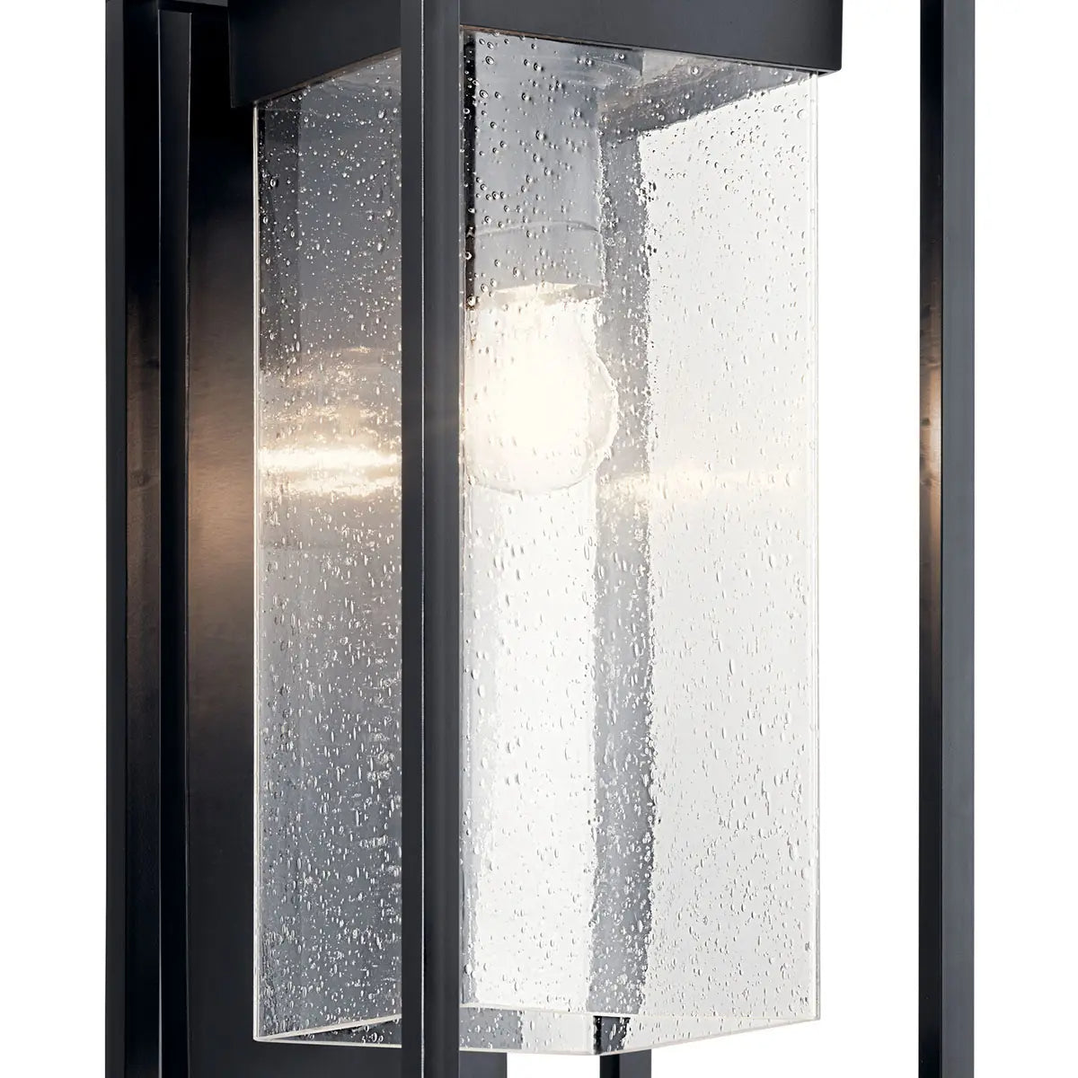 Mercer 19 in. Outdoor Wall Sconce Black Finish