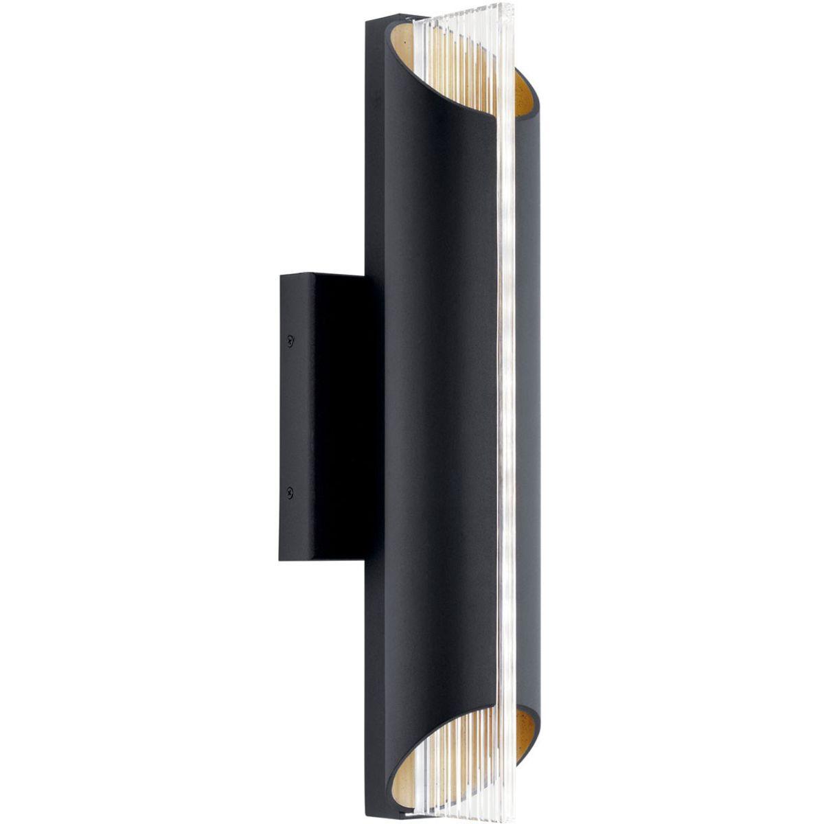 Astalis 21 in. LED Outdoor Wall Sconce 3000K Textured Black Finish - Bees Lighting