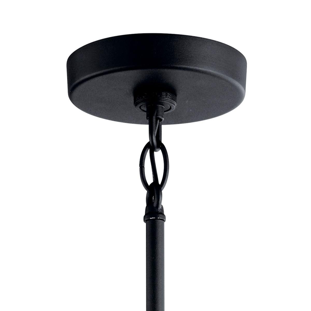 Camillo 18" outdoor hanging lantern black finish