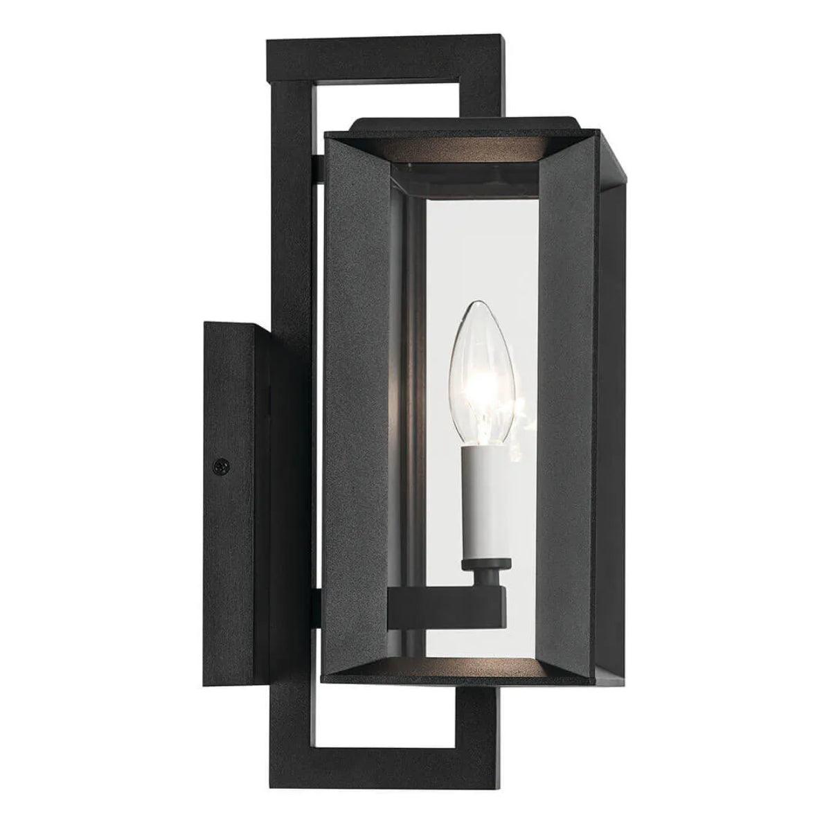 Kroft 14 In 1-Light Outdoor Wall Light, Black Finish - Bees Lighting