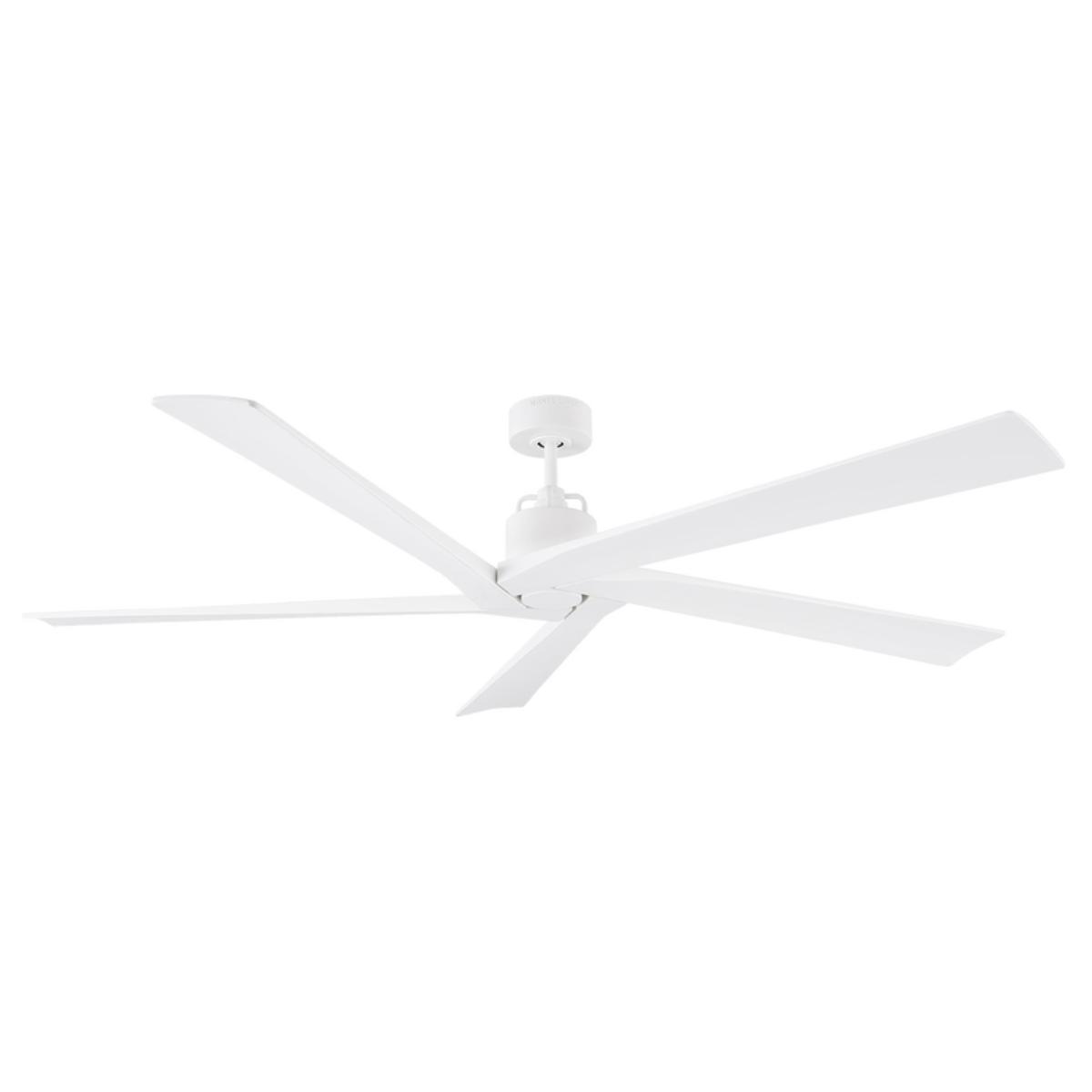Aspen 70 Inch Ceiling Fan with Remote, Matte White Finish - Bees Lighting