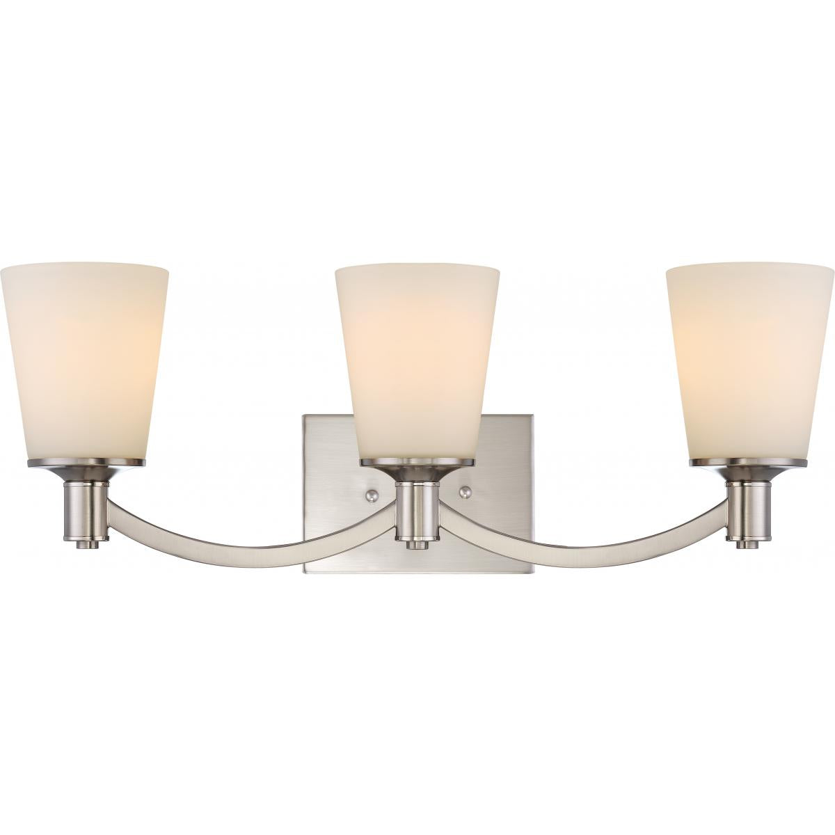 Laguna 24 in. 3 Lights Vanity Light Nickel Finish