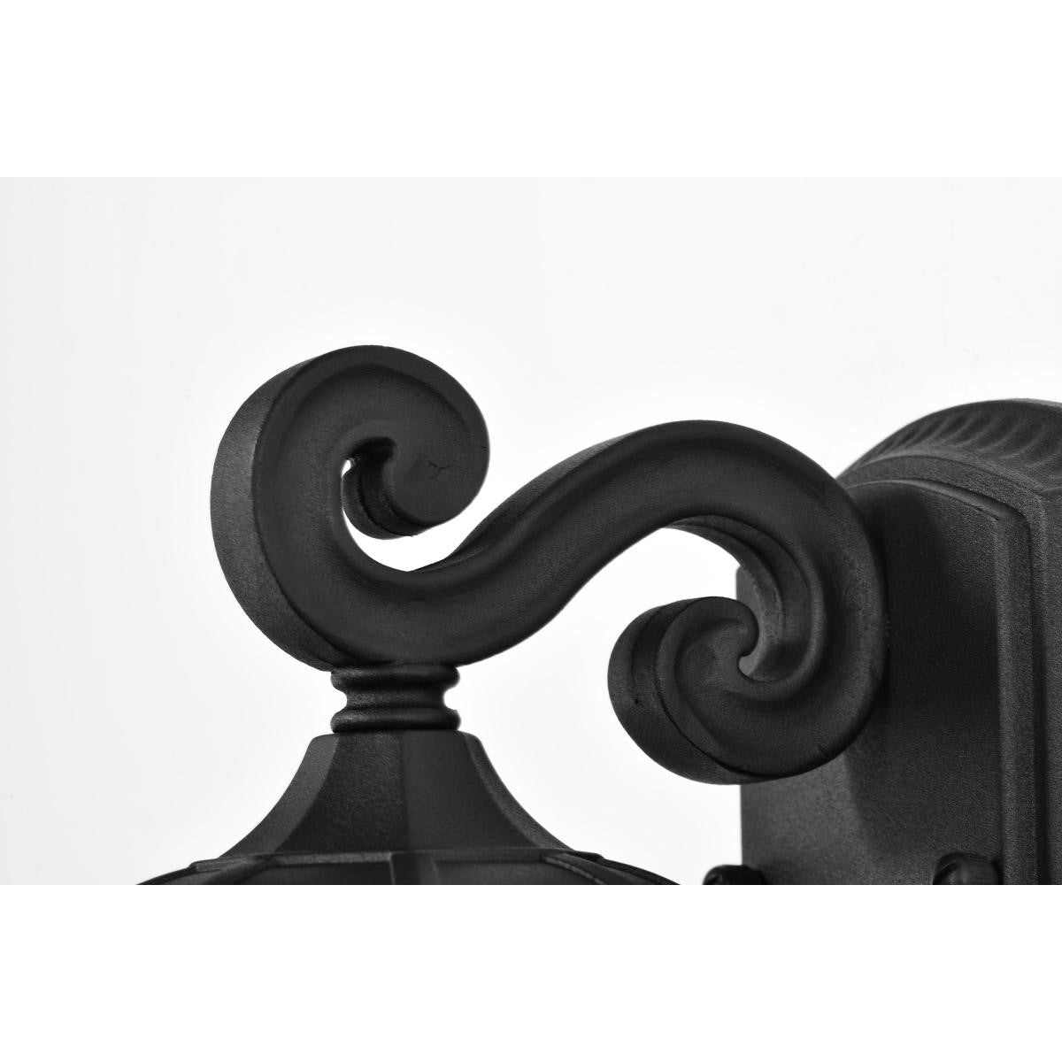 East River 12" Outdoor Wall Light, Matte Black Finish