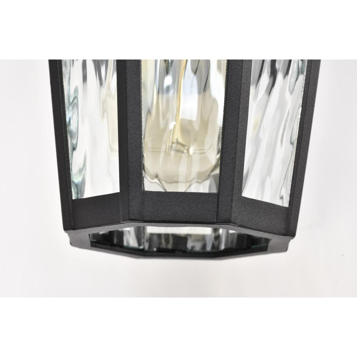 East River 12" Outdoor Wall Light, Matte Black Finish