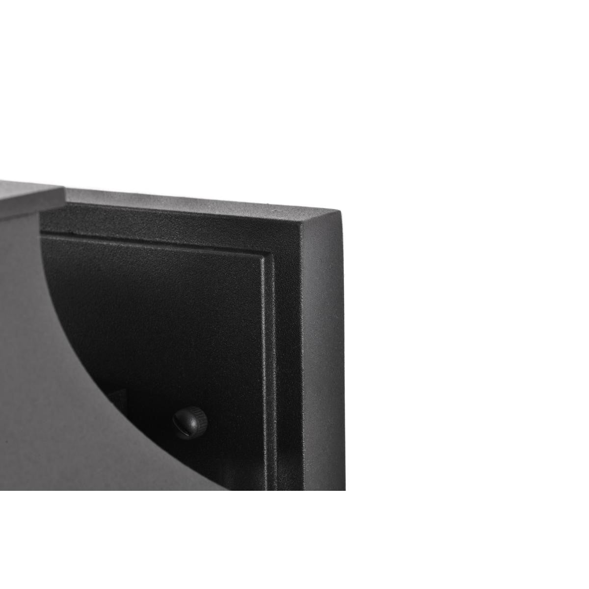 Austen 17" Outdoor Wall Light, Matte Black Finish