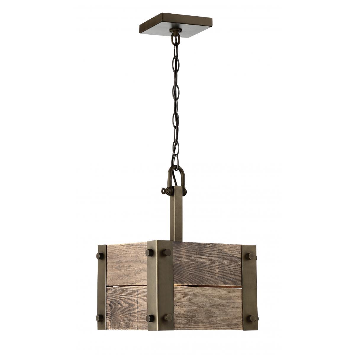 Winchester 11 in. Pendant Light Bronze Finish - Bees Lighting