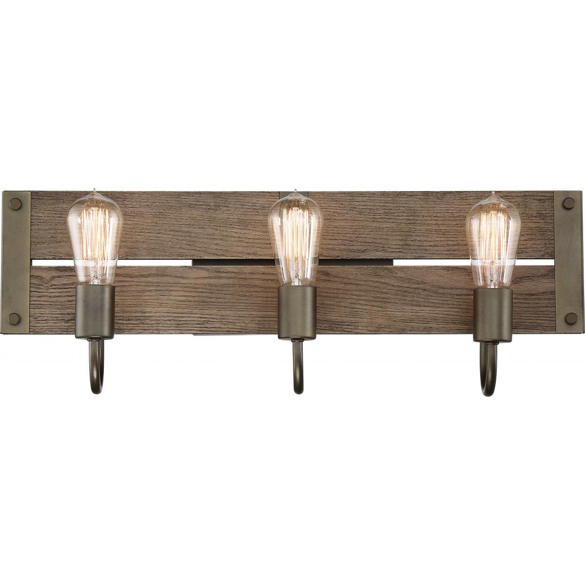 Winchester 24 in. 3 Lights Vanity Light Bronze Finish - Bees Lighting