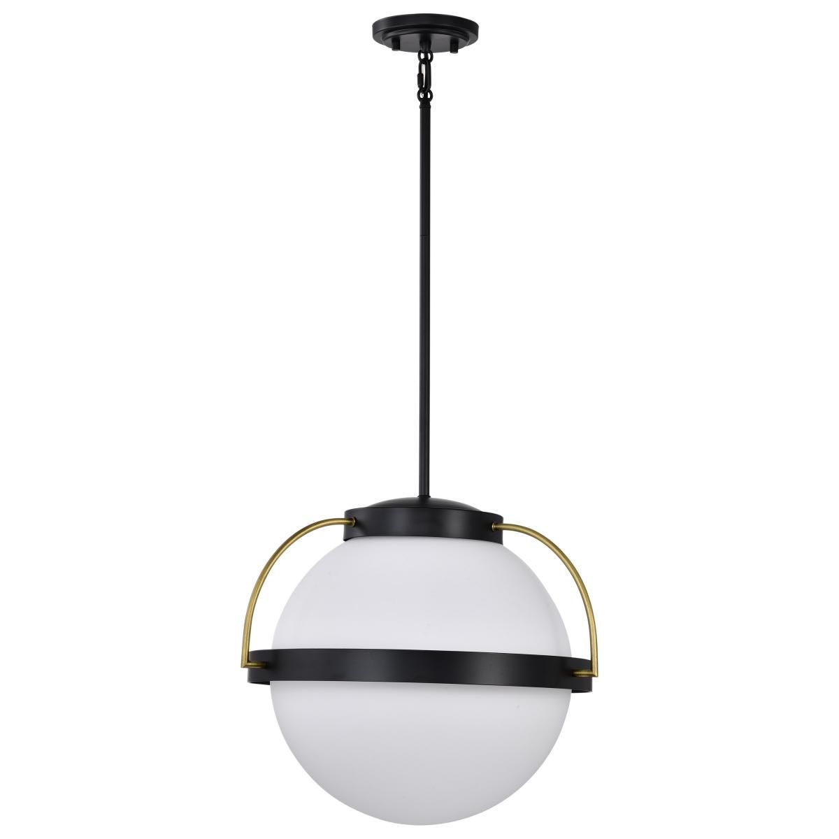 Lakeshore 13 in. Pendant Light Matte Black Finish