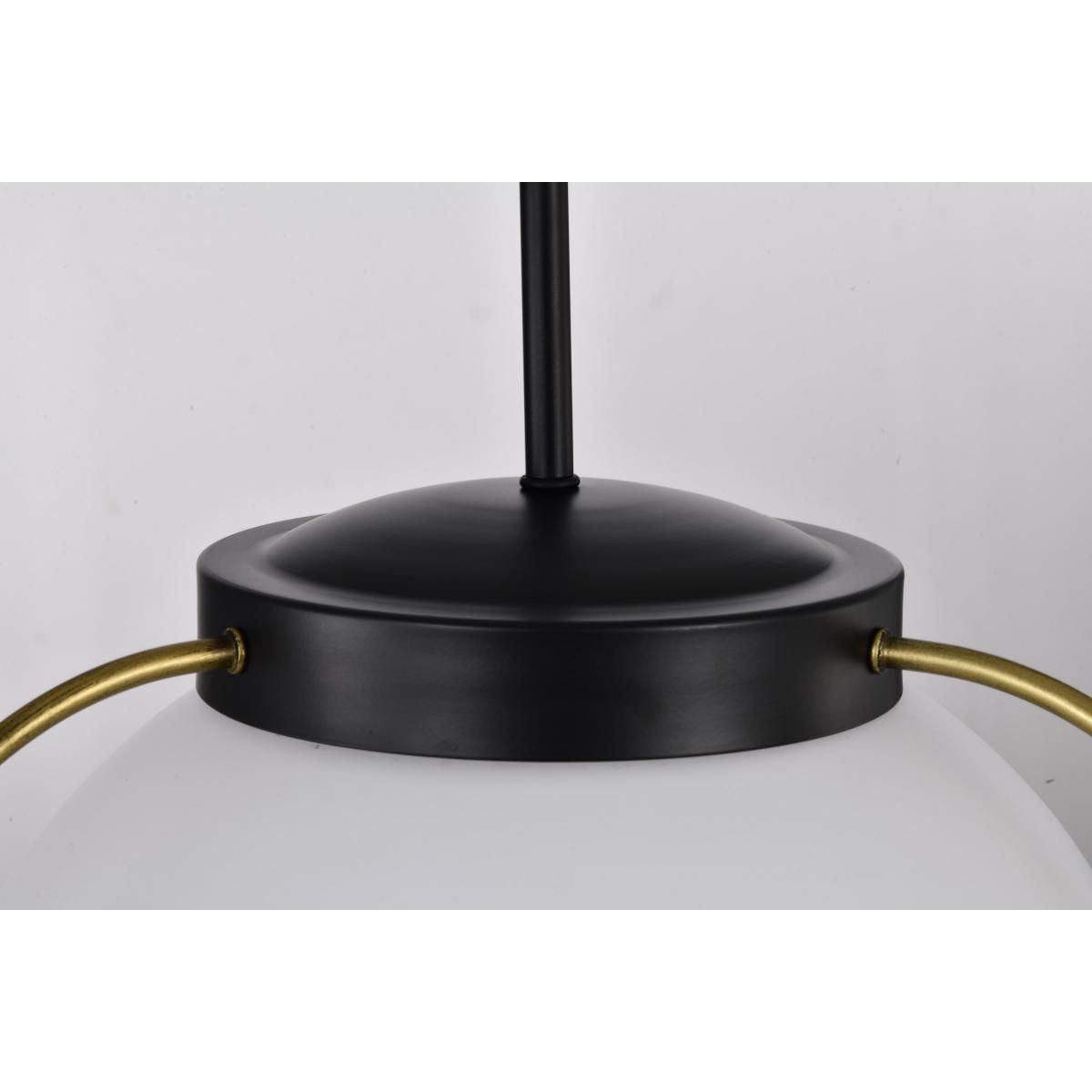 Lakeshore 13 in. Pendant Light Matte Black Finish