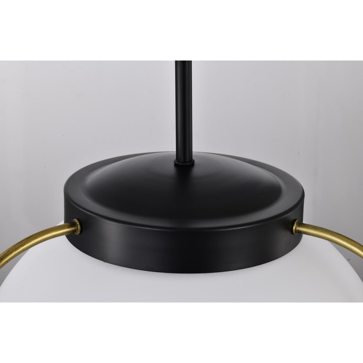 Lakeshore 13 in. Pendant Light Matte Black Finish