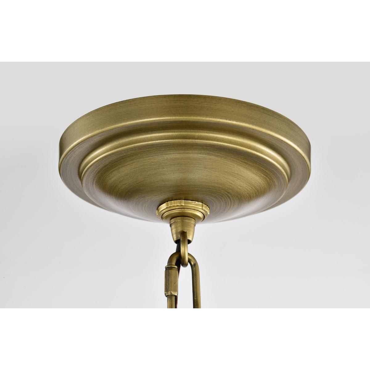 Valdora 14 in. Pendant Light Natural Brass Finish