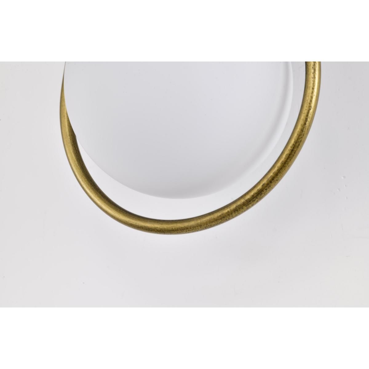 Admiral 15 in. Wall Sconce Matte Black and Natural Brass Finish