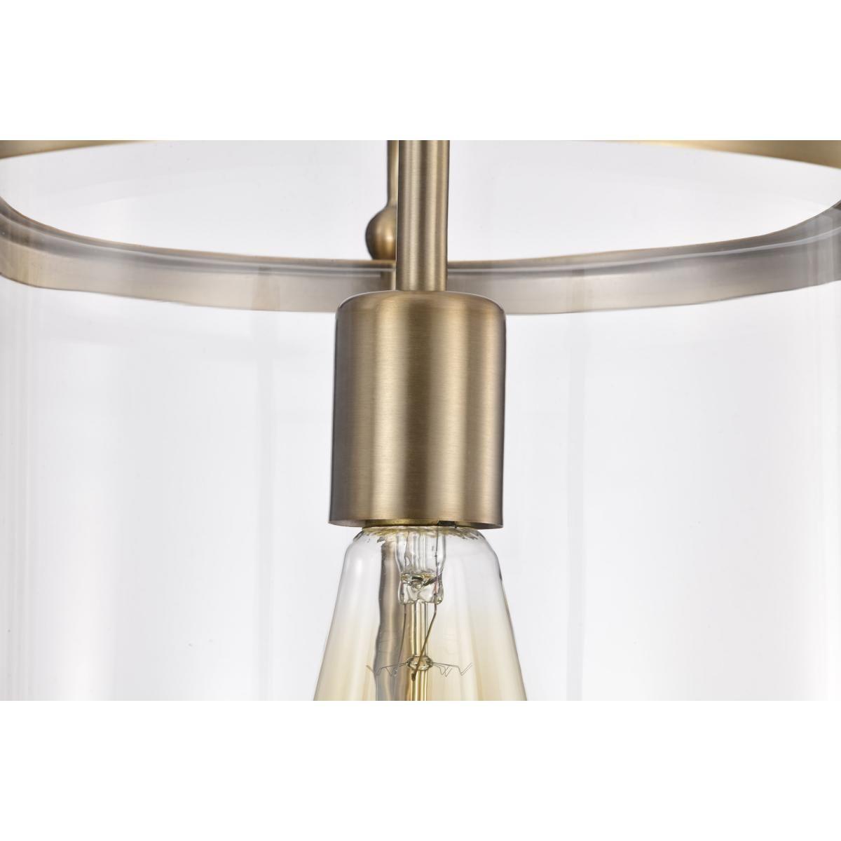 Yorktown 10 in. Pendant Light Brass Finish - Bees Lighting