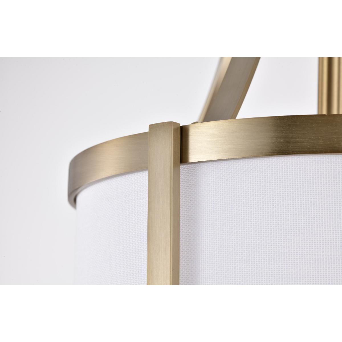 Easton 10 in. Pendant Light Brass Finish