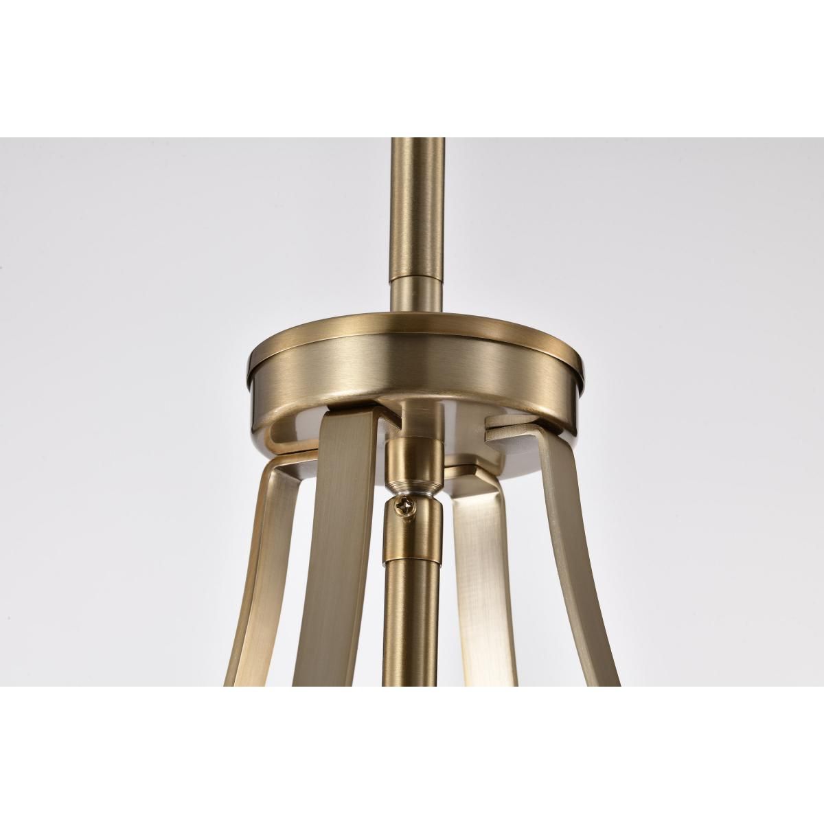 Easton 10 in. Pendant Light Brass Finish